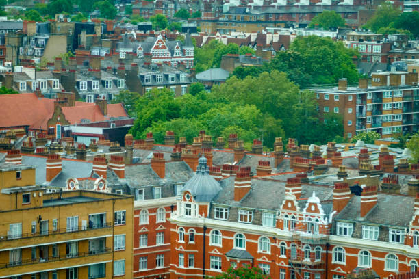 istock Brick buildings in London City 2153622947