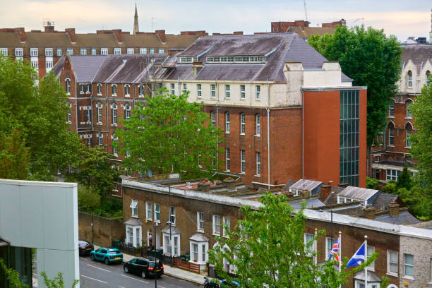 istock Brick buildings in London City 2153622963