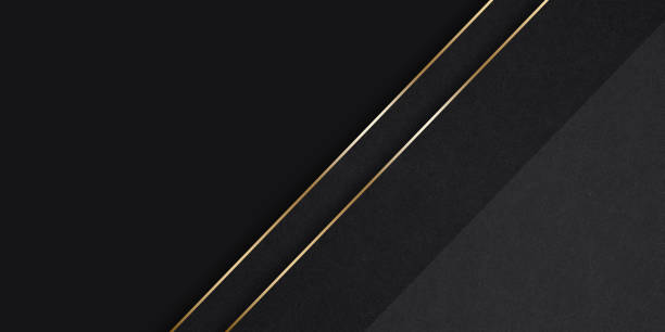 istock Abstract black and gold luxury line grunge background 2153624333