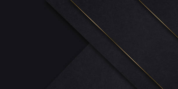istock Abstract black and gold luxury line grunge background 2153624340