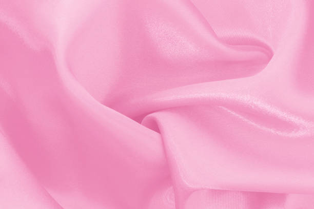 istock Pink fabric cloth texture for background and design art work, beautiful crumpled pattern of silk or linen. 2153627993
