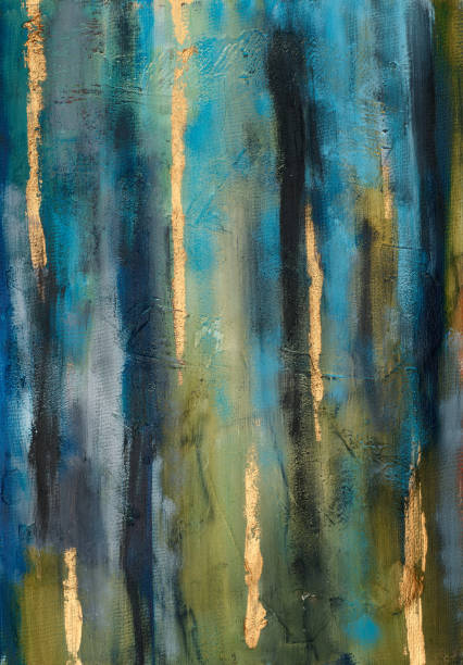 istock Abstract multicolor painting wtih grunge texture on canvas. Artwork mix brush stroke, splash color and oil, acrylic paint element. Modern contemporary art  for wallpaper background 2153642608