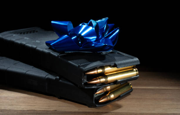 istock Gift of loaded high capacity AR-15 magazines 2153644030