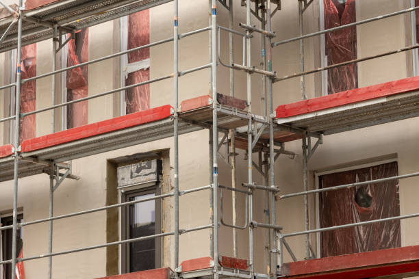 istock partial view of a residential building site 2153644672