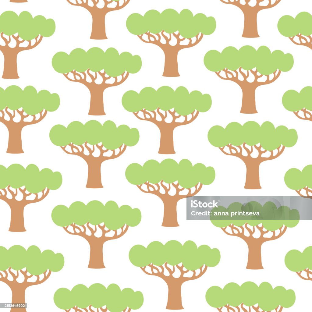 Treespatterns Stock Illustration - Download Image Now - Abstract, Art ...