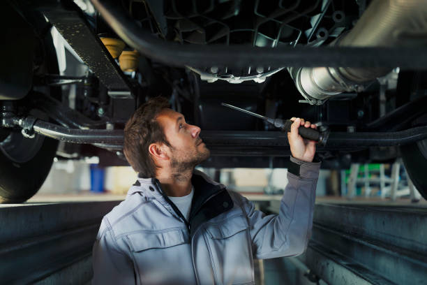 istock Truck mechanic at work 2153648387
