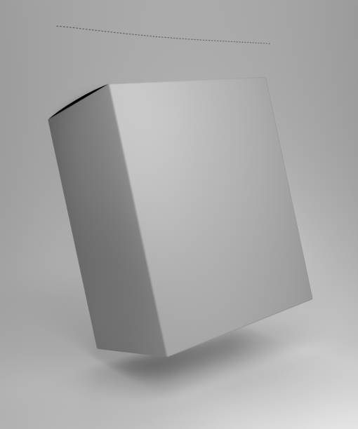 istock Blank matte surface box with your brand's unique logo or design Perfect for your next advertising campaign. 3D render 2153651659