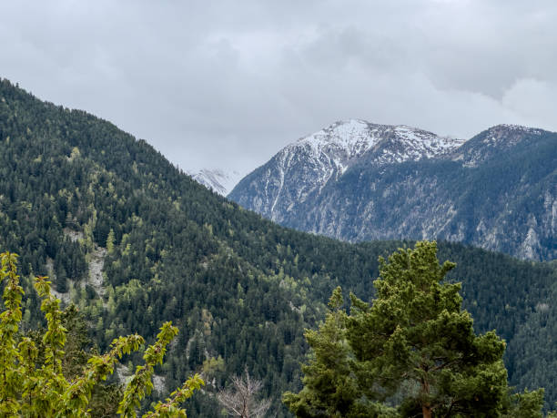 istock snow-capped mountains of Andorra in spring 2153655870