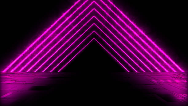 istock Fire loop animation. Wet asphalt, night view. Fiery reflection on the concrete floor. Night empty stage, studio. Dark abstract background. 3d rendering. 2153656451