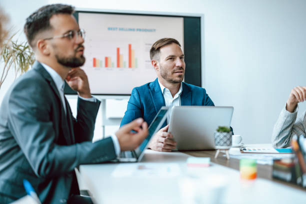 istock Professional team in a business meeting 2153656978