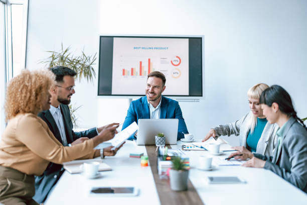 istock Team meeting in modern office environment 2153657025