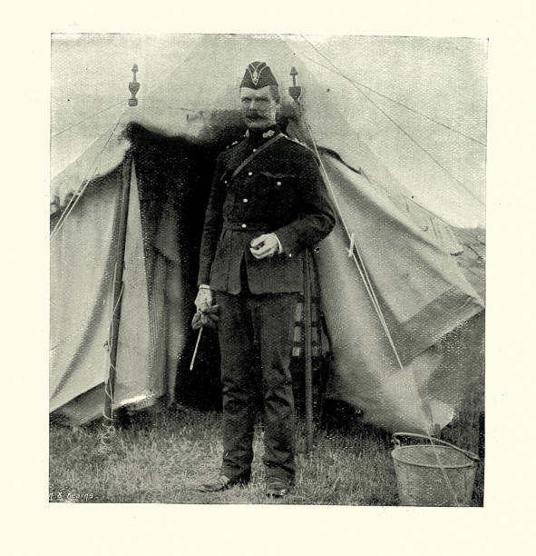 istock History, British army, Military, Colonel Volunteer army, 1890s, Victorian 19th Century, Vintage Photograph 2153659502