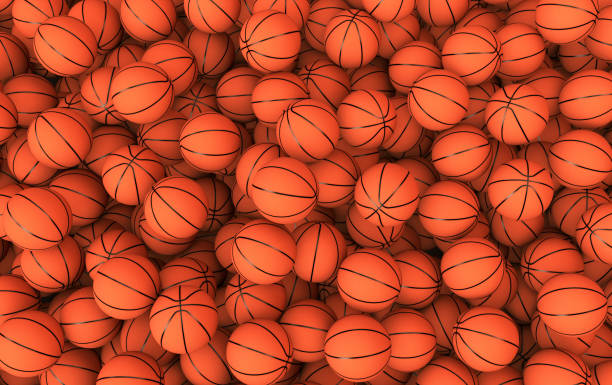 istock Basketball Ball, Basketball 3D Visual Design. 2153660992