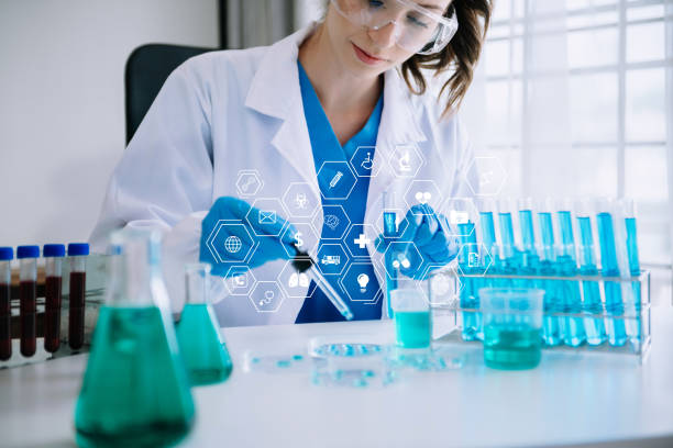 istock Dctor work on digital tablet healthcare doctor technology tablet using computer  in laboratory study with virtual icon 2153666019