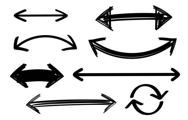 620+ Double Side Arrow Stock Illustrations, Royalty-Free Vector