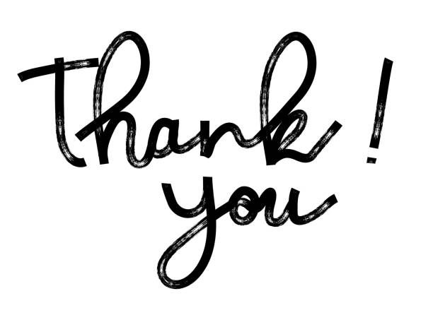 istock Thank you brush hand lettering. Typography vector design for greeting cards and poster. Thank you card. Handwritten modern marker lettering. Vector illustration 2153669332
