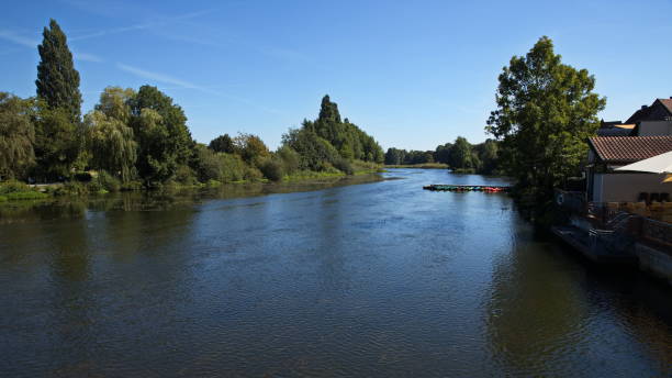 istock River Aller at Celle, Lower Saxony, Germany, Europe 2153669366