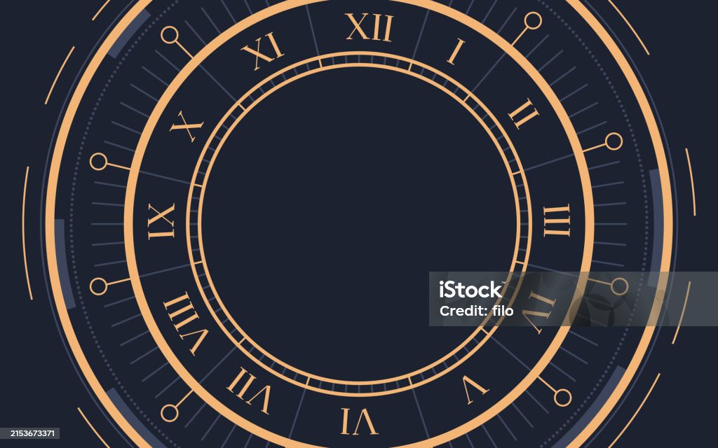Time Border Frame Time Frame Clock Background Design Stock Illustration - Download Image ...