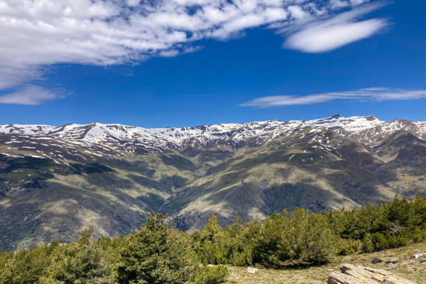 Hiking in Sierra Nevada national park, Andalusia, Spain