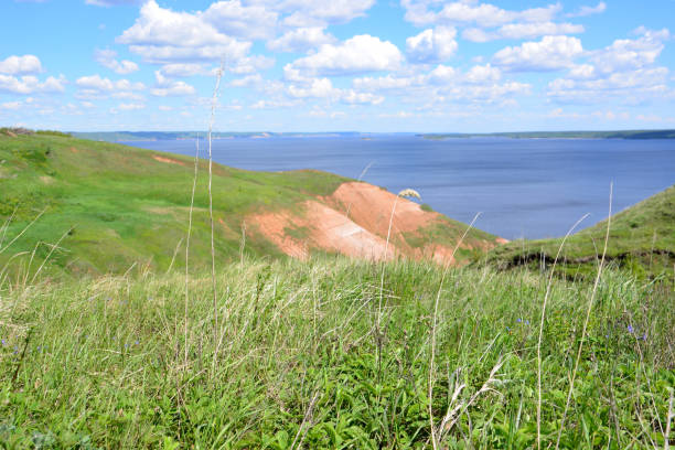Beautiful lake in Denmark surrounded by lush greenery and clear skies. A tranquil atmosphere exemplifies the biodiversity and natural beauty that this region, specifically Jutland, offers to nature enthusiasts.