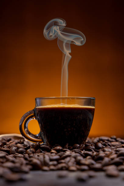 Morning Bliss: Captivating Coffee Bean Close-Up