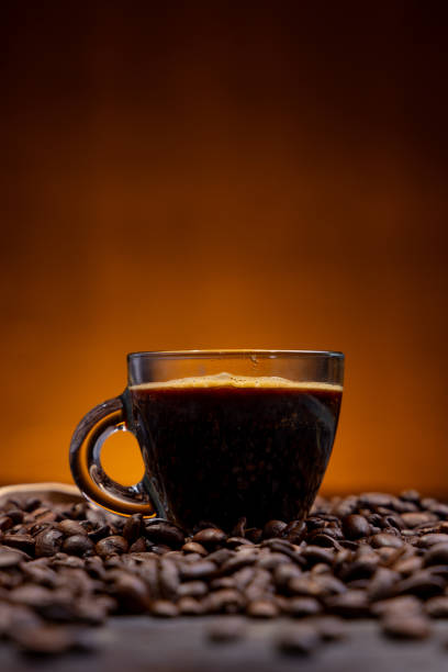 Rich and Bold: Coffee Beans in Studio Shot