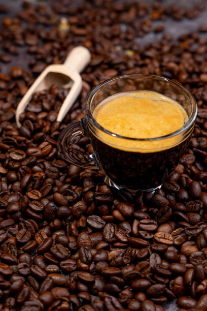 Roasted Perfection: Close-Up of Coffee Beans