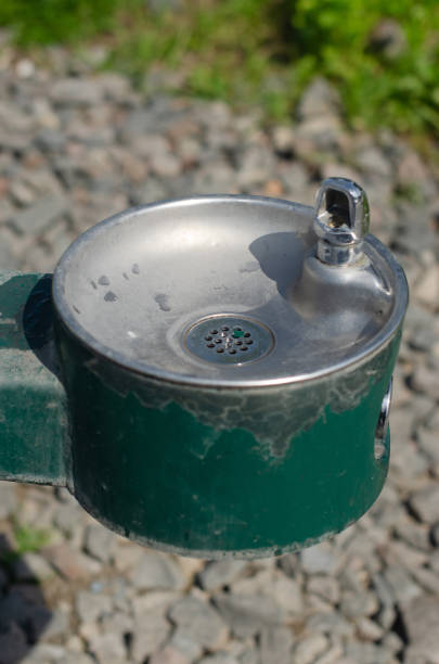 istock street drinking fountain close up view . 2153687168