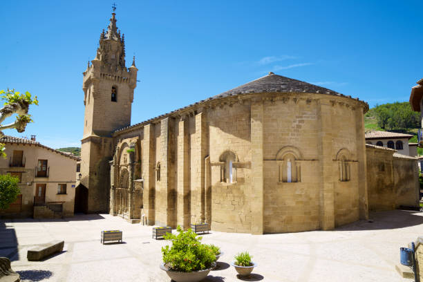 istock Santa Maria Church in Uncastillo, Spain 2153693139