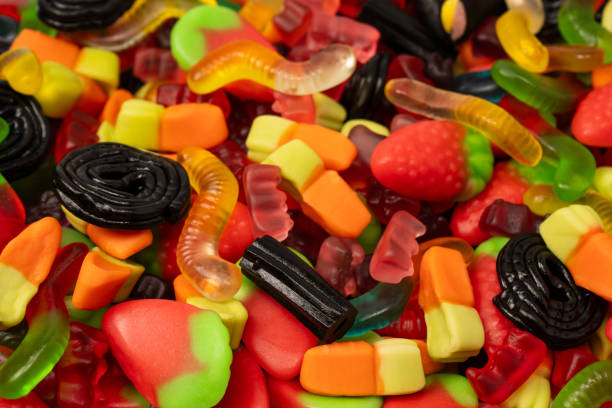 istock Assorted colorful gummy candies. Jelly  sweets. 2153693244