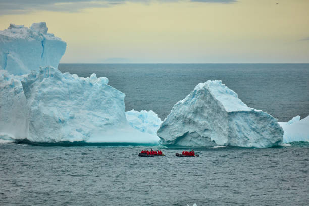 istock Icebergs Under the Sun in South Georgia Island 2153701675