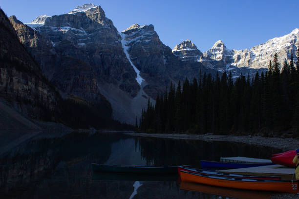 istock The famous boats waiting on Moraine. 2153704521