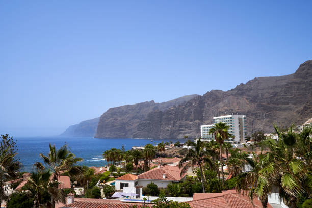istock Traditional Canarian architecture at Los Gigantes, Tenerife 2153707165