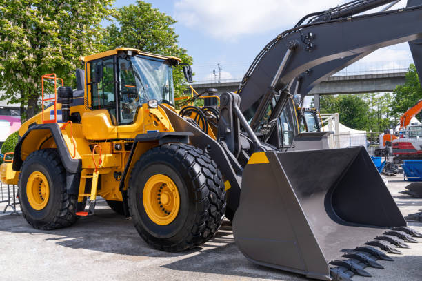istock Fleet of yellow construction machines 2153715809