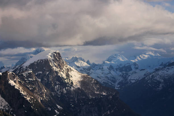 istock dolomiti italian mountain nature snow cloudy 2153717298
