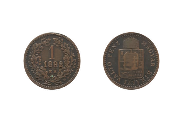 istock 1 Kreuzer 1892 Francis Joseph I on white background 2153720323