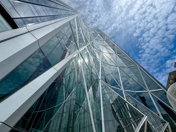 istock Architectural details of The Bow Tower in Calgary, Alberta 2153727149