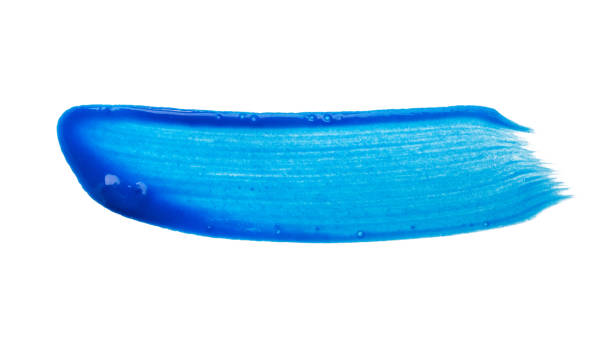 istock blue brush stroke isolated on white background 2153741549