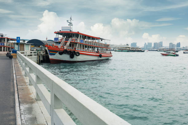 istock Passenger ferry at Pattaya Pier, Thailand. 2153749733