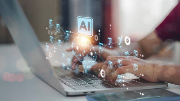 istock AI or Artificial intelligence concept. Businessman using computer use ai to help business and used in daily life, Digital Transformation, Internet of Things, Artificial intelligence brain 2153750403