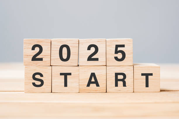 istock 2025 START text on table. Resolution, strategy, goal, motivation, reboot, business and New Year holiday concepts 2153754164