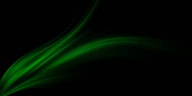 istock Illustration of light ray , green stripe line, speed motion background. Design abstract, science, futuristic, energy, modern digital technology concept for wallpaper, banner background 2153766547