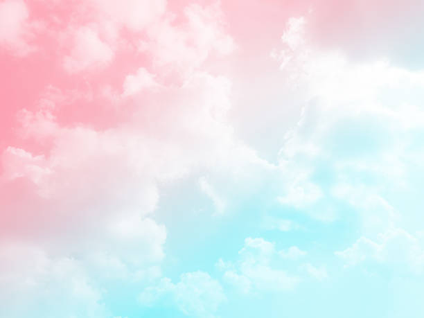 istock Pink Sky Blue Pastel Light Abstract Background Texture Nature Summer Landscapte Sun Cloud Beauty Sunset Overlay Gradient Color Sunrise Mockup Scene Wallpaper Fantasy Bright Cute Backdrop Dream. 2153767860