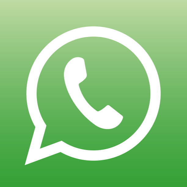 App for Text Messaging or VideoCall. Messenger icon. Easy editable vector design. App for Text Messaging or VideoCall. Messenger icon. Easy editable vector design. wechat logo stock illustrations