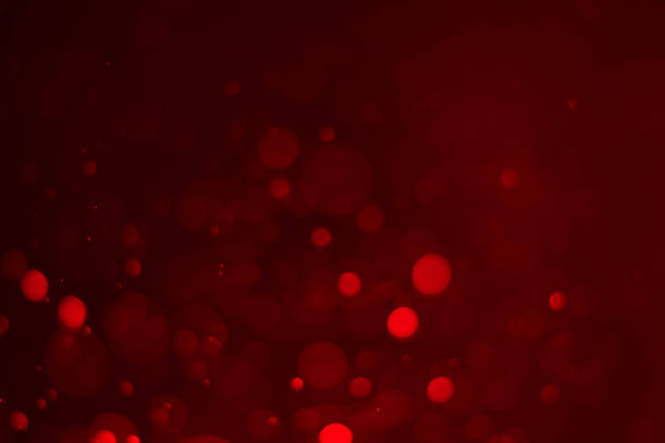 istock Red glitter vintage lights background 2153777325