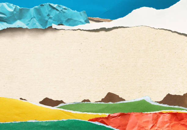 istock Hand made landscape banner in applique style 2153777347