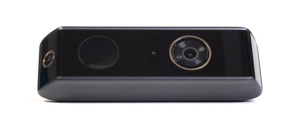 istock Modern wireless camera doorbel, on white background 2153777743