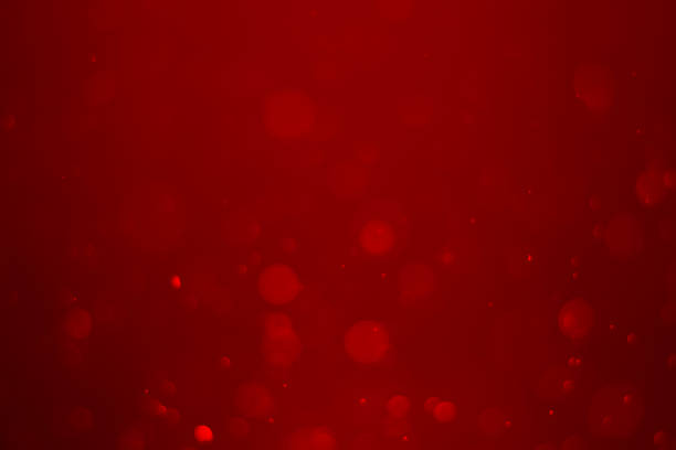 Red bokeh background. Christmas, New Year and all celebration concept background.