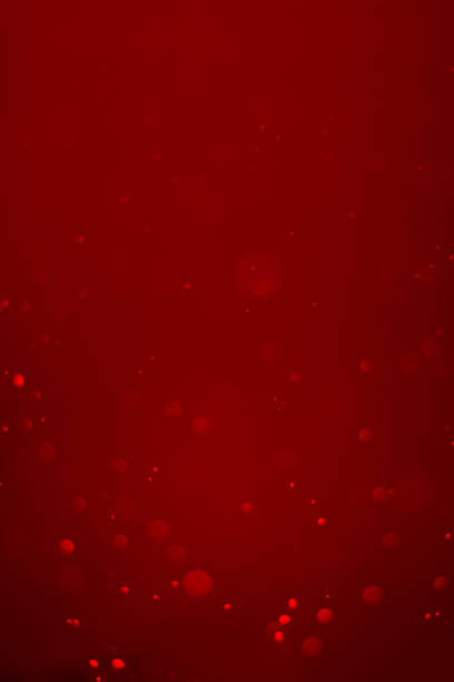 istock Red glitter vintage lights background. 2153777938