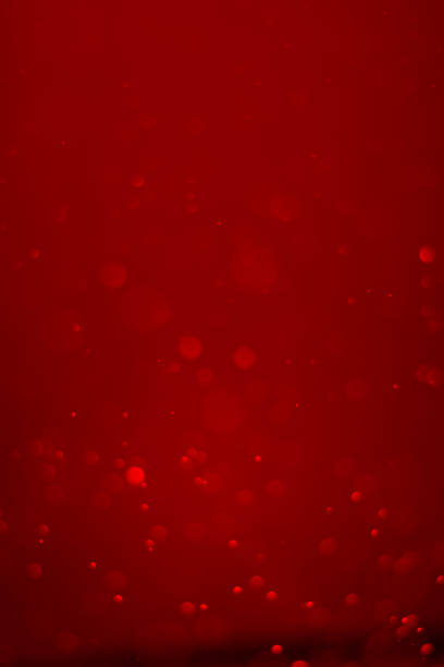 istock Red glitter vintage lights background 2153778003
